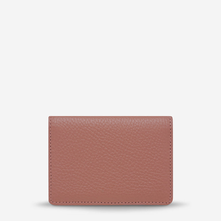 Status Anxiety Easy Does It Women's Leather Wallet Dusty Rose