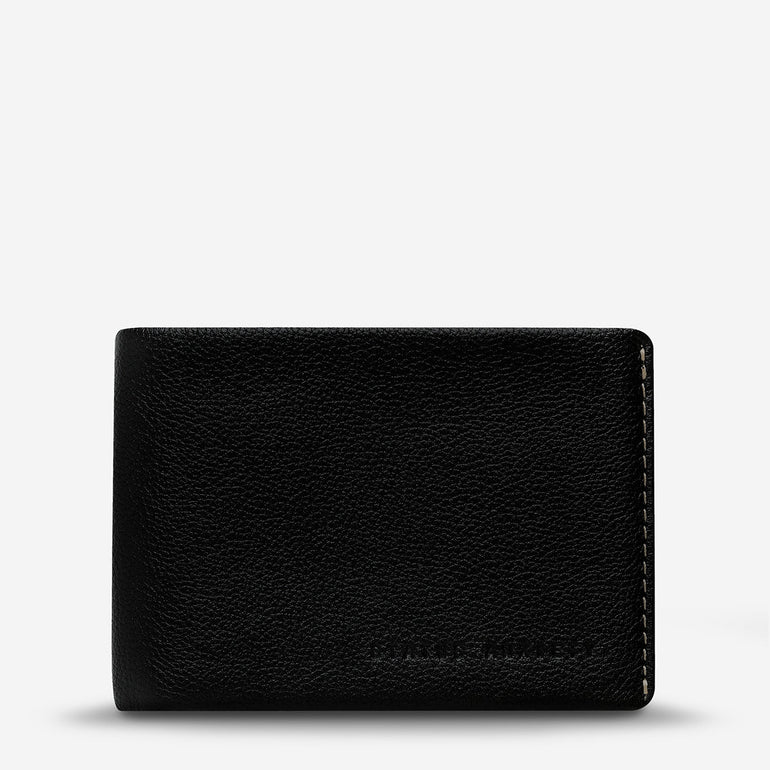 Status Anxiety Otis Men's Leather Wallet Black