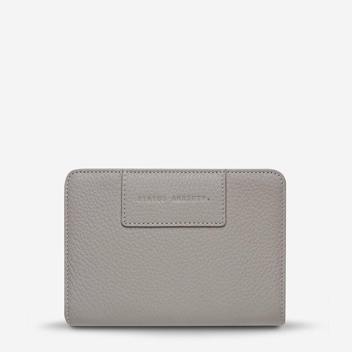 Status Anxiety Popular Problems Women's Leather Wallet Light Grey