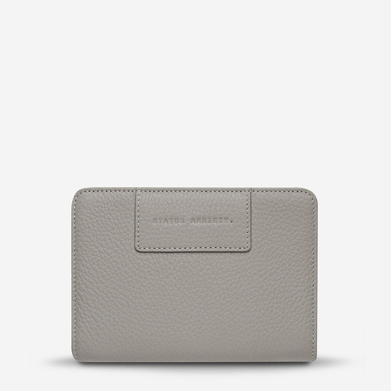 Status Anxiety Popular Problems Women's Leather Wallet Light Grey