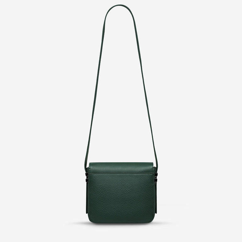 Status Anxiety Want to Believe Women's Leather Crossbody Bag Green