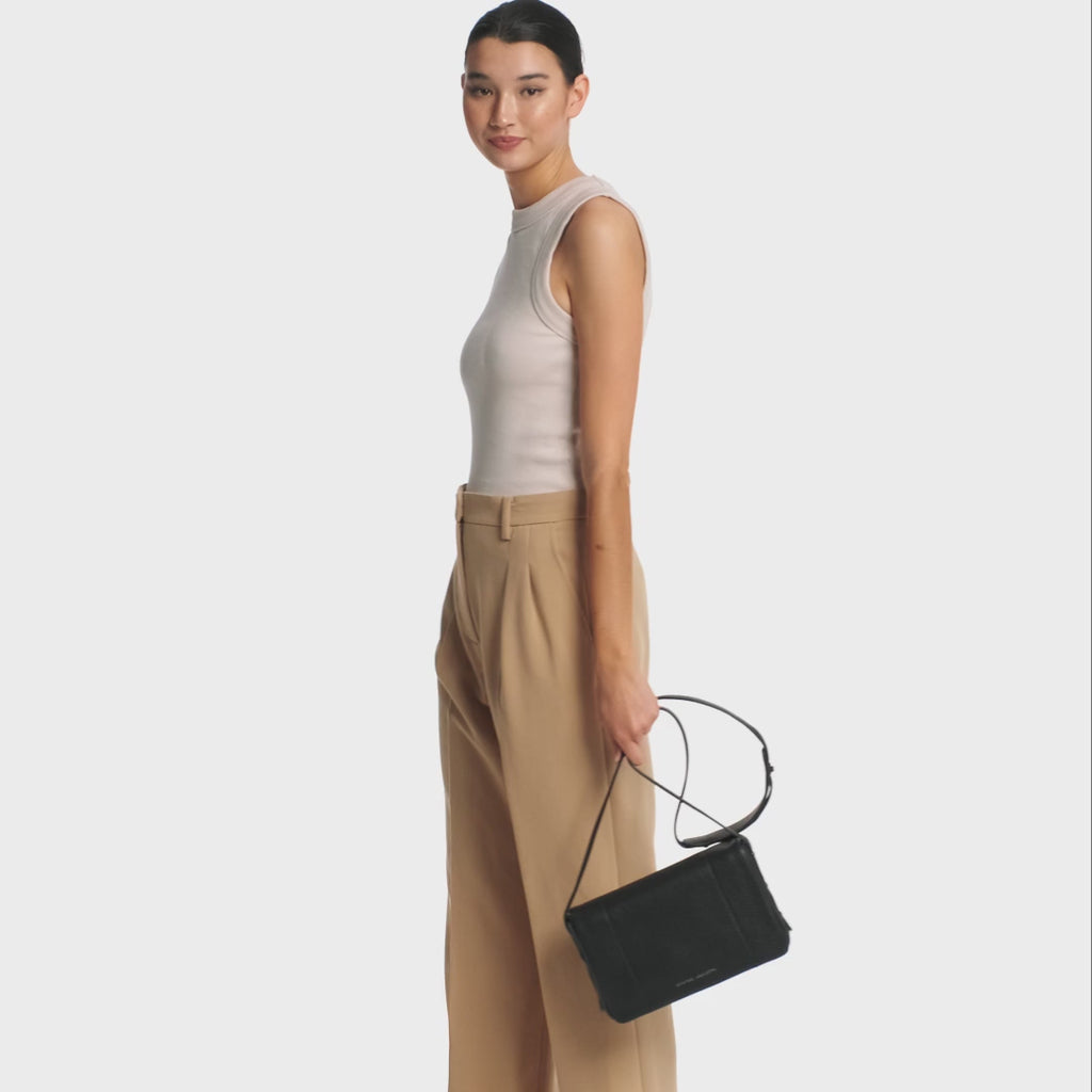 Status Anxiety Succumb Women's Leather Crossbody Bag Tan