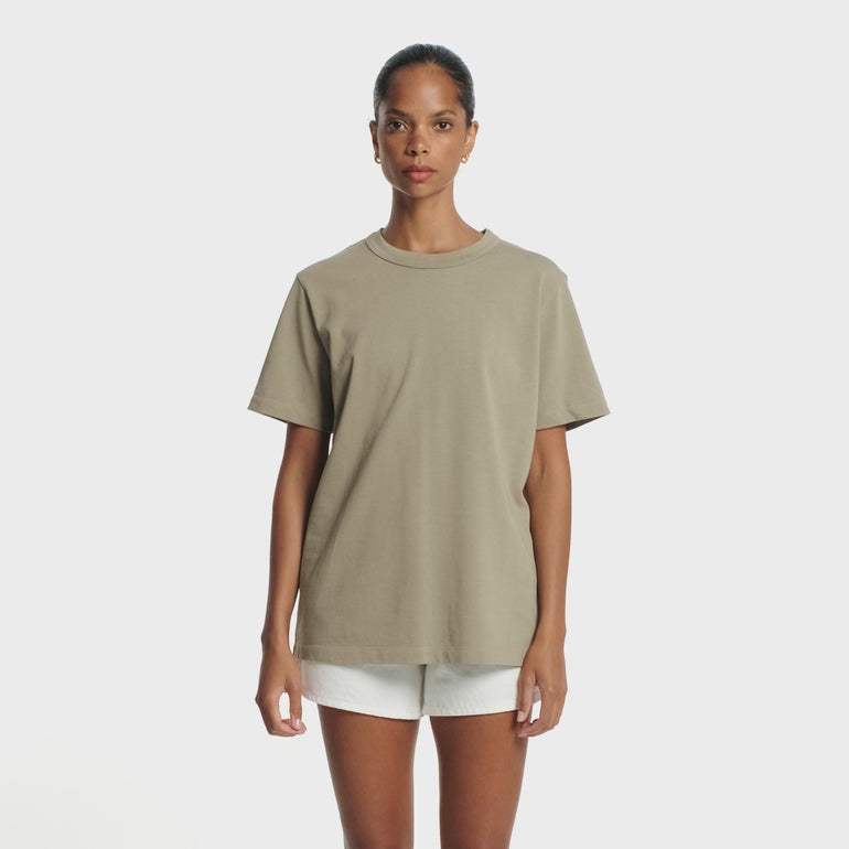 Status Anxiety Feels Right Women's T Shirt Washed Sage