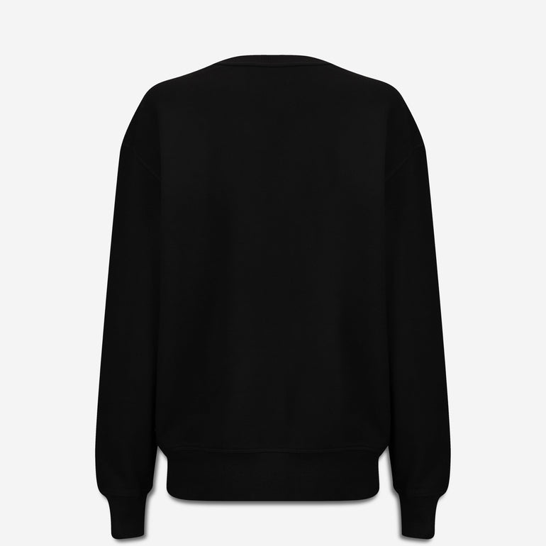 Status Anxiety Could be Nice Women's Jumper Soft Black With Logo
