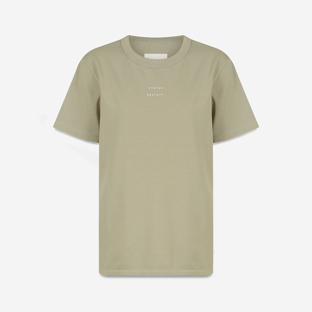 Status Anxiety Feels Right Women's T Shirt Washed Sage