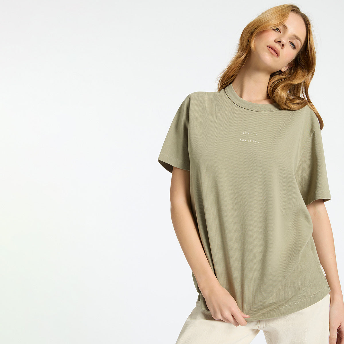 Feels Right Logo - Women's Tee / Washed Sage
