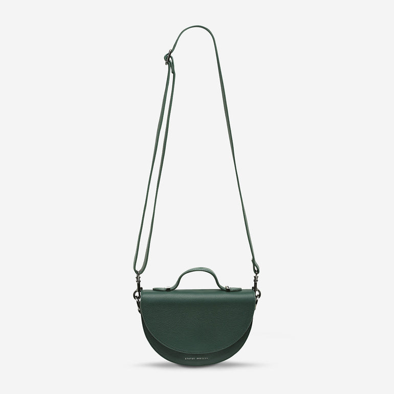 Status Anxiety All Nighter Women's Leather Crossbody Bag Green