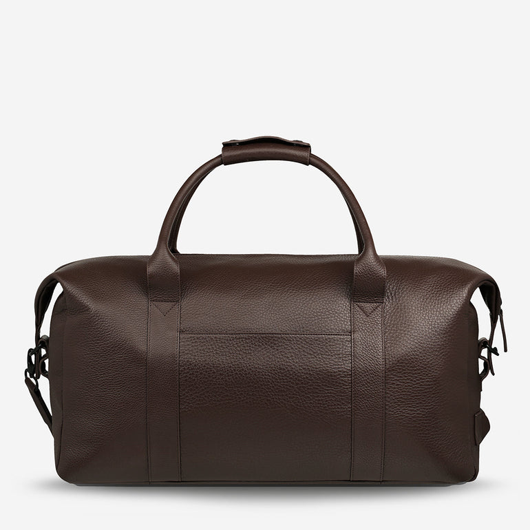 Status Anxiety Everything I Wanted Leather Duffle Bag Cocoa