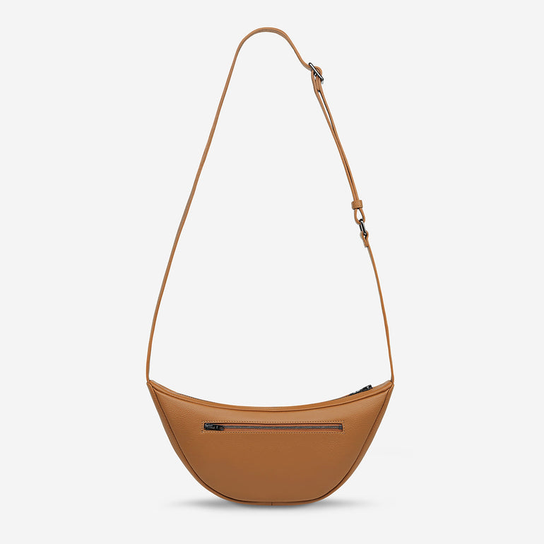 Status Anxiety Glued To You Women's Leather Crossbody Bag Camel