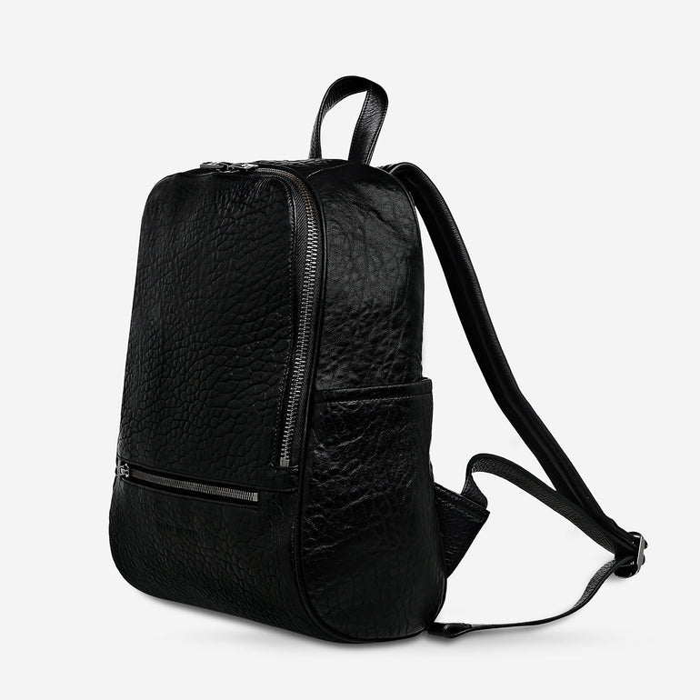 Status Anxiety If You Call Leather Backpack Black Bubble