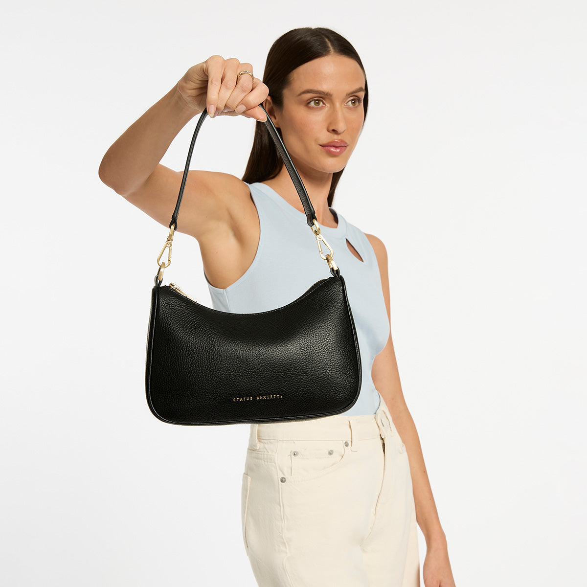 Look Both Ways - Black/Brushed Gold