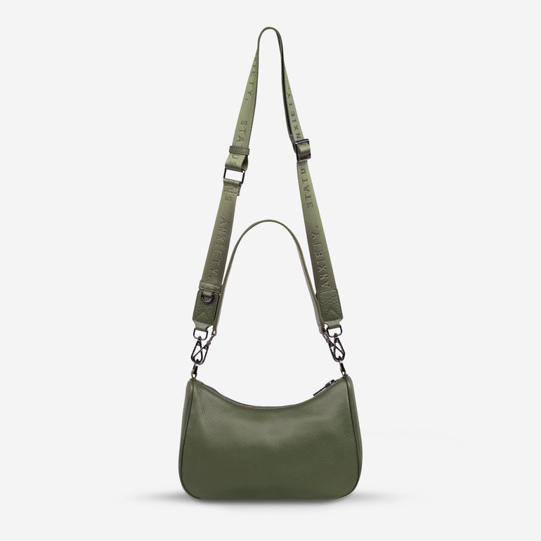 Status Anxiety Look Both Ways Handbag Khaki