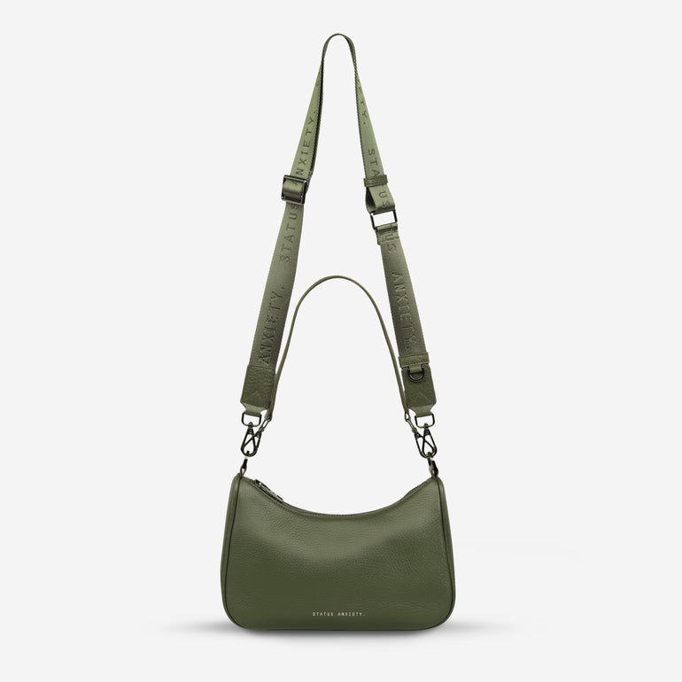 Status Anxiety Look Both Ways Handbag Khaki