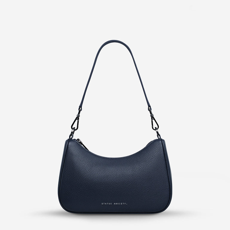Status Anxiety Look Both Ways Handbag Midnight Blue