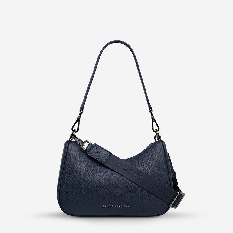 Status Anxiety Look Both Ways Handbag Midnight Blue