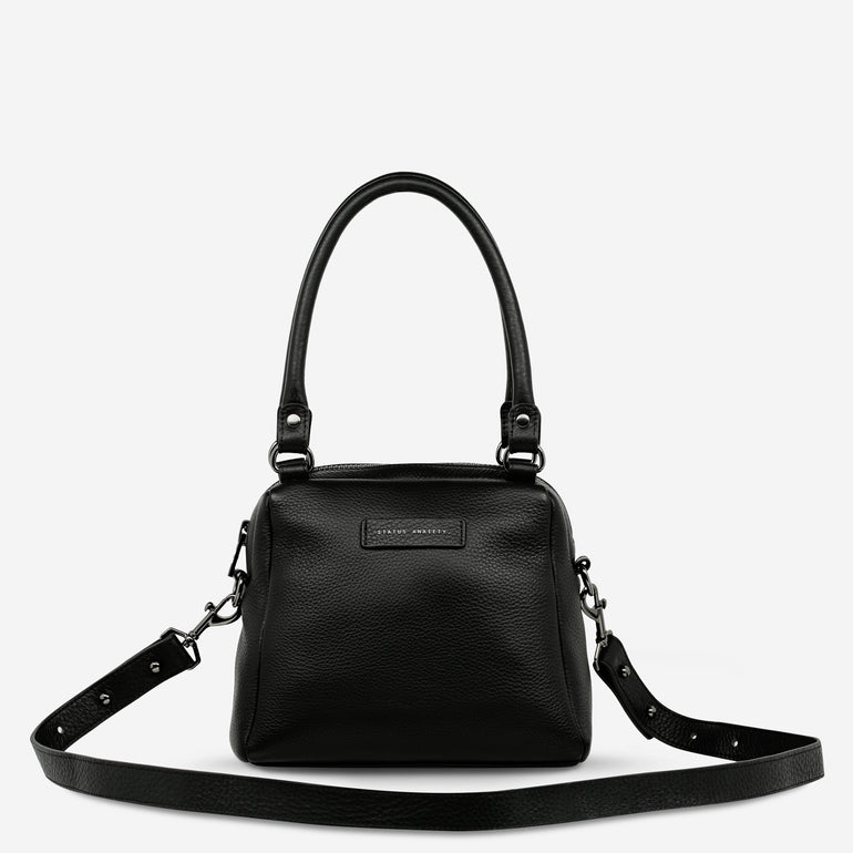 Status Anxiety Mini Mountains Women's Leather Handbag Black