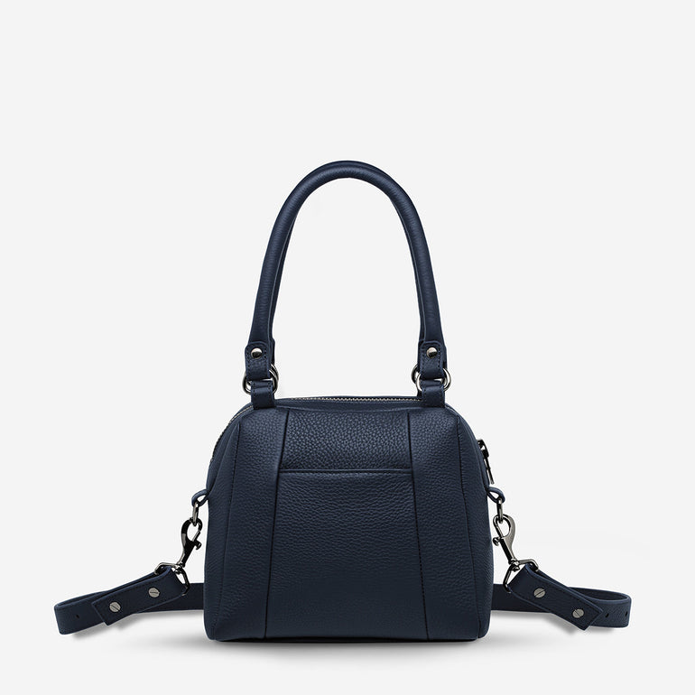 Status Anxiety Mini Mountains Women's Leather Handbag Midnight Blue