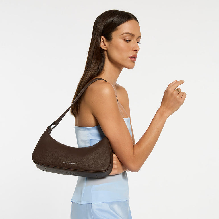 Status Anxiety Not That Simple Women's Leather Bag Cocoa
