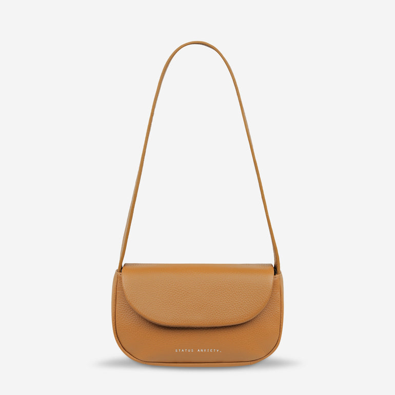 Status Anxiety One of these days Women's Leather Bag Tan