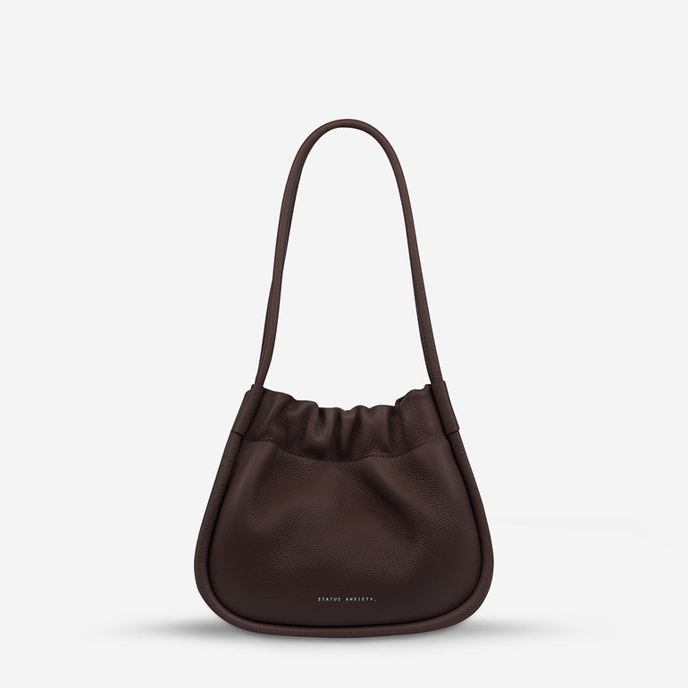 Status Anxiety Ordinary Pleasures Women's Leather Handbag Cocoa
