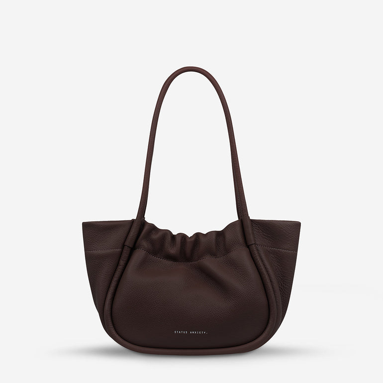 Status Anxiety Ordinary Pleasures Women's Leather Handbag Cocoa