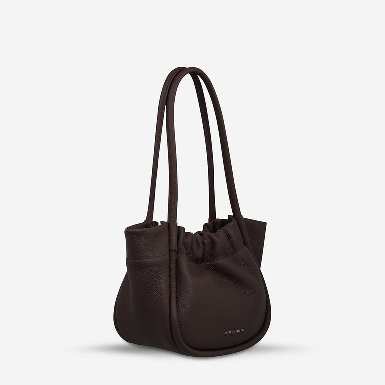 Status Anxiety Ordinary Pleasures Women's Leather Handbag Cocoa