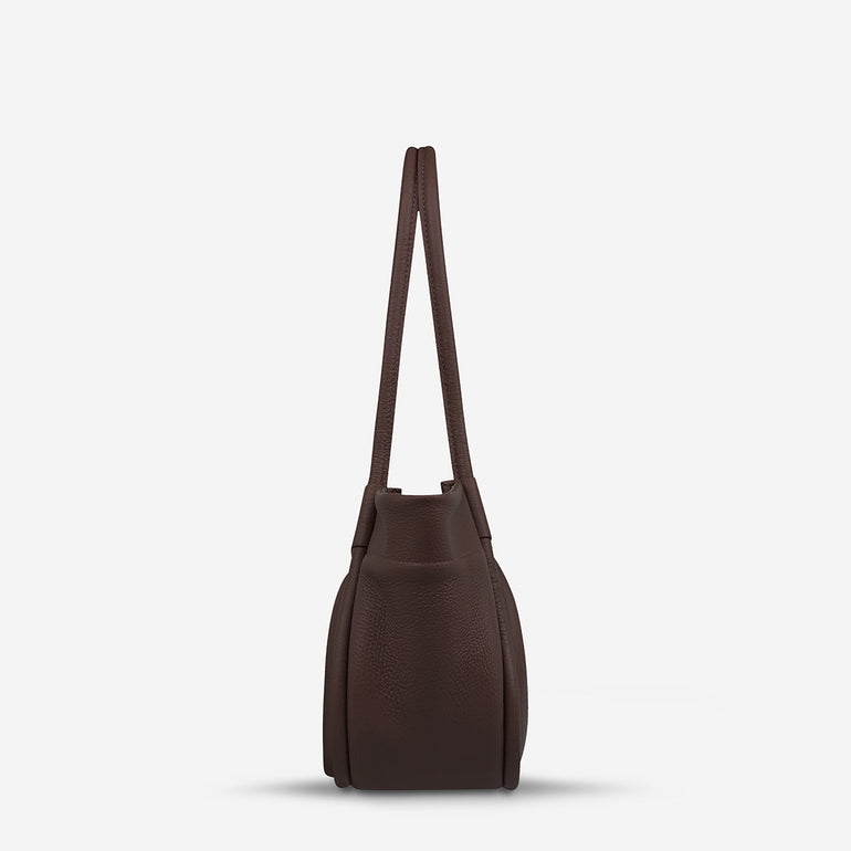 Status Anxiety Ordinary Pleasures Women's Leather Handbag Cocoa