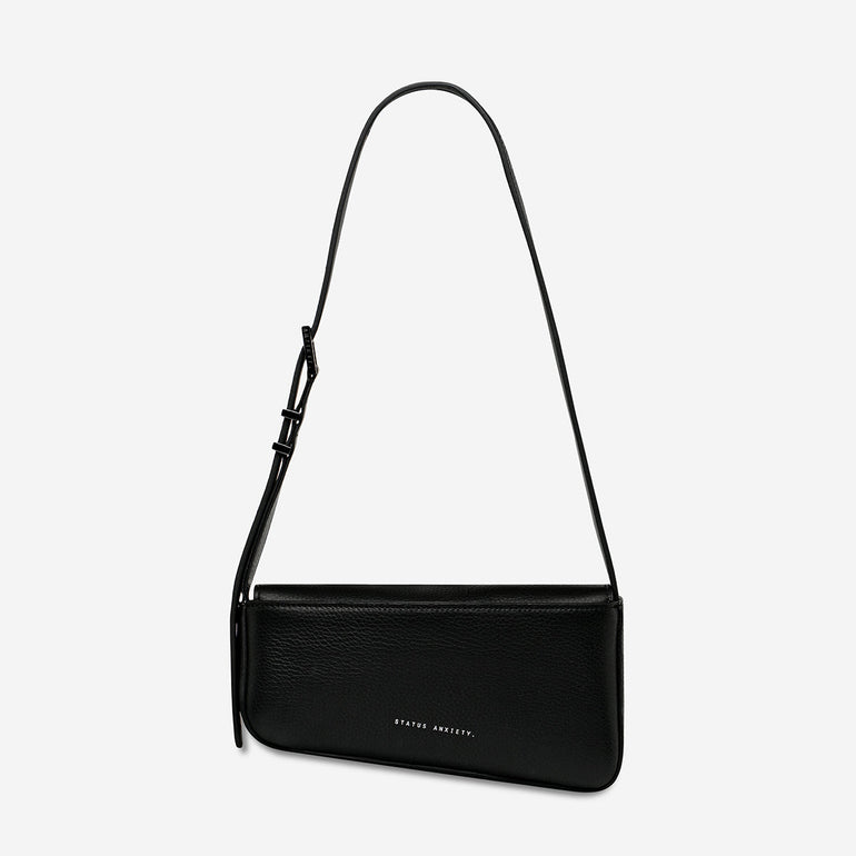 Status Anxiety Overnight Obsession Women's Leather Bag Black