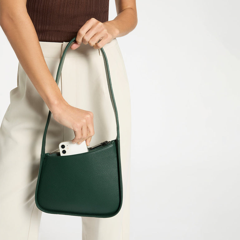 Status Anxiety Phenomena Women's Leather Bag Green