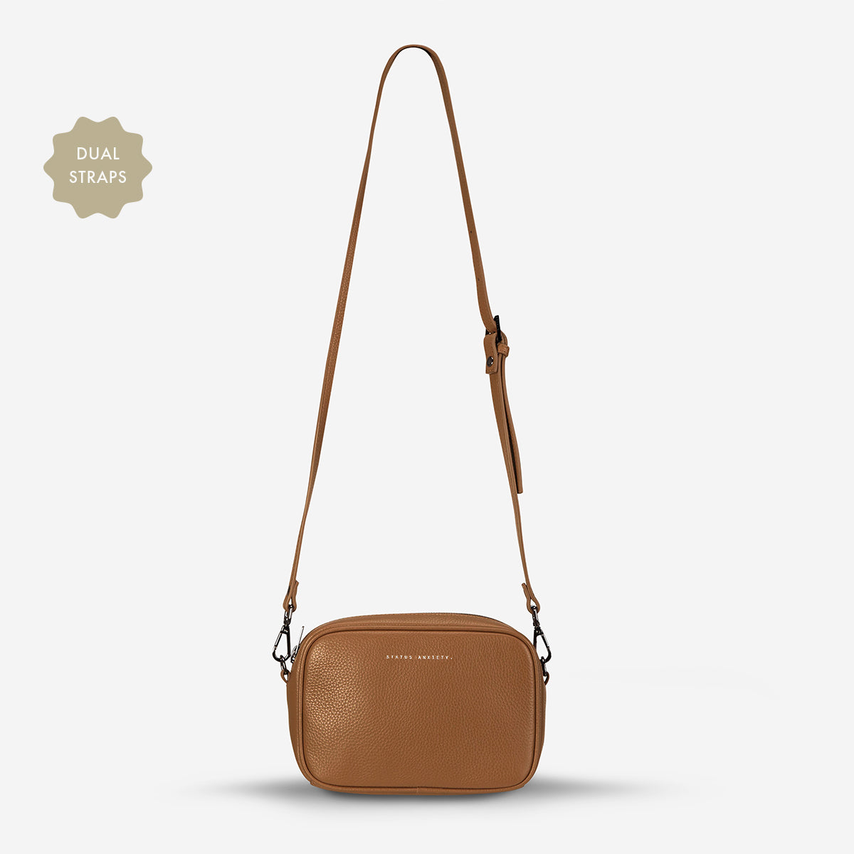 Plunder Bag With Dual Straps - Camel