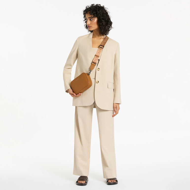 Status Anxiety Plunder With Webbed Strap Camel