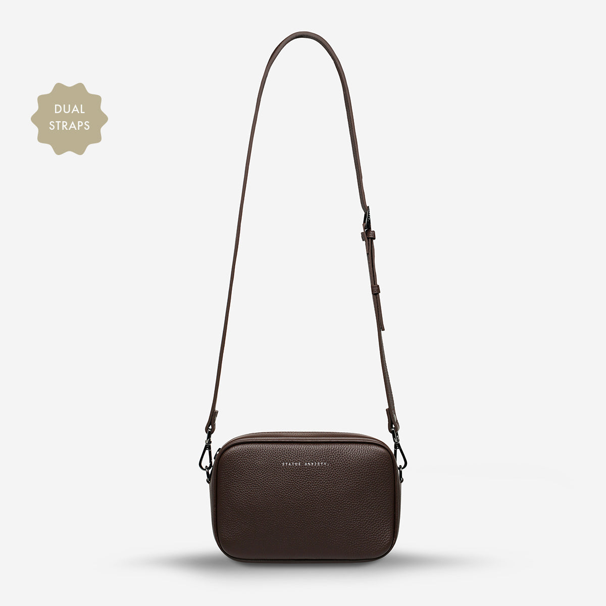 Plunder Bag With Dual Straps - Cocoa