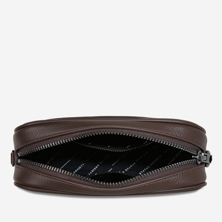 Status Anxiety Plunder Women's Leather Crossbody Bag Black