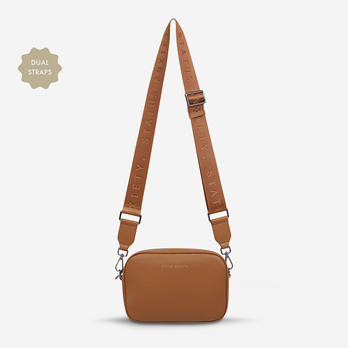 Plunder Bag With Dual Straps - Camel