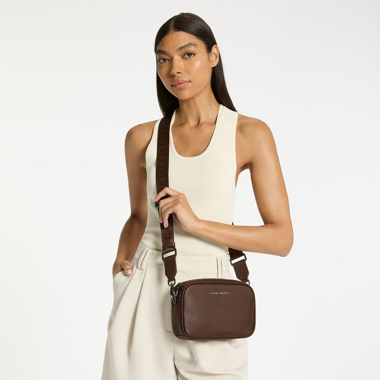 Status Anxiety Plunder With Webbed Strap Cocoa