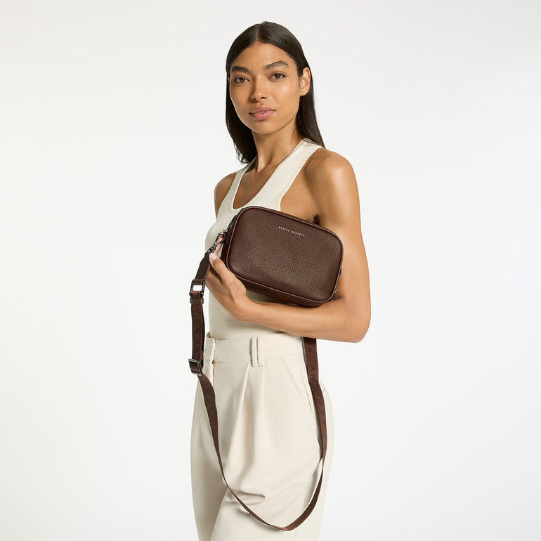 Status Anxiety Plunder With Webbed Strap Cocoa