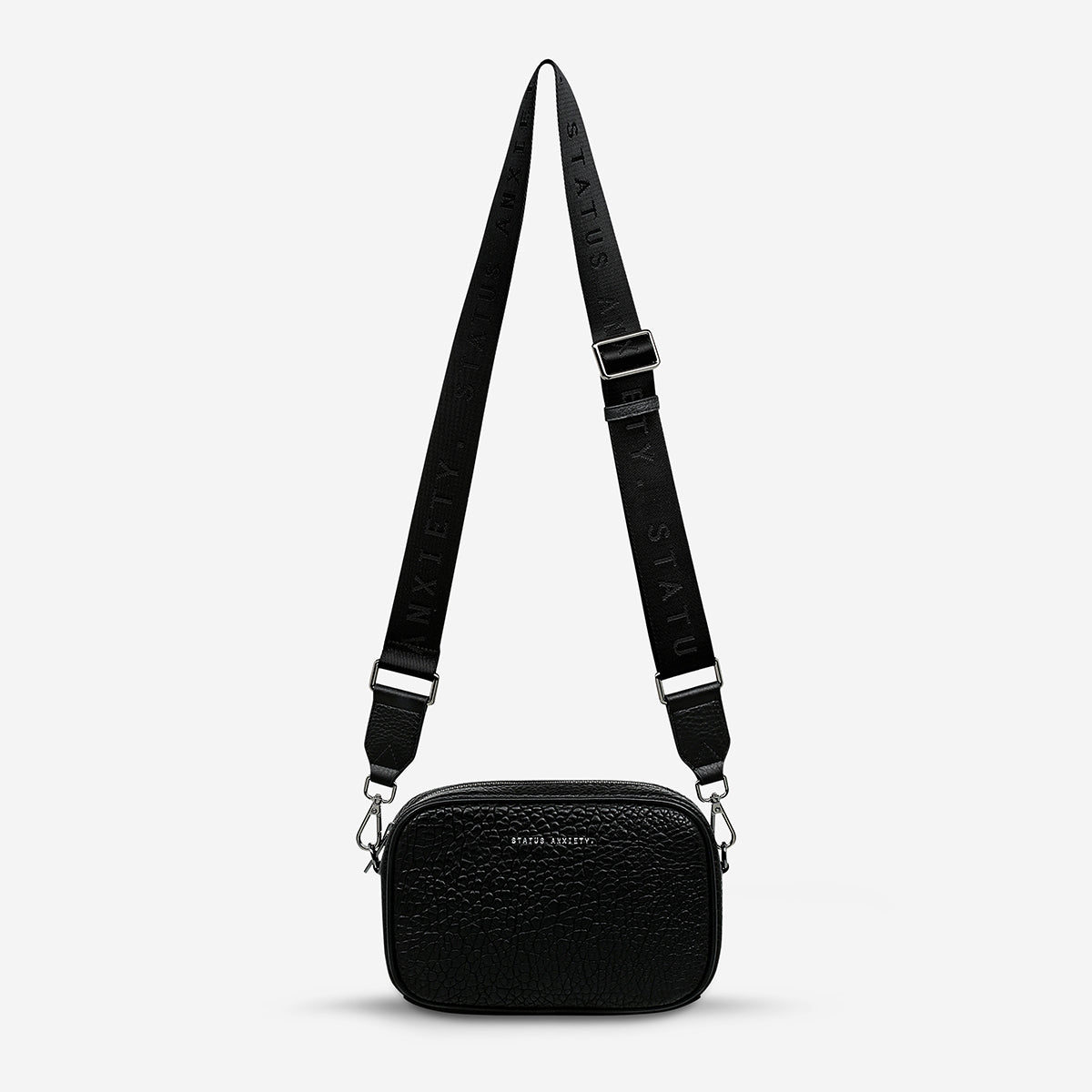 Plunder With Webbed Strap - Black Bubble