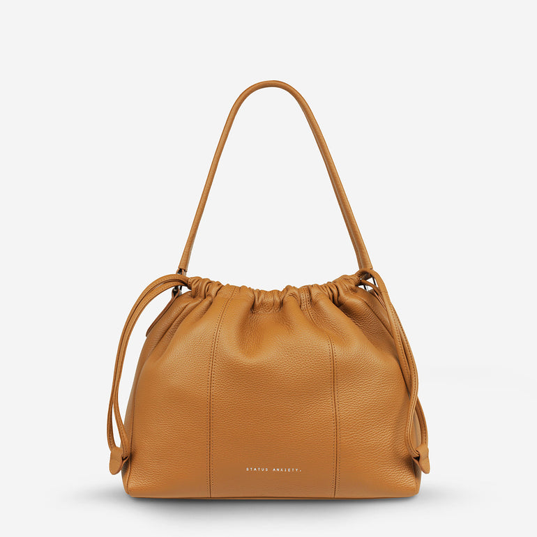Status Anxiety Point Of No Return Women's Leather Bag Tan