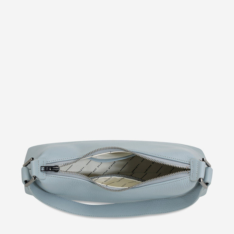 Status Anxiety Reverie Women's Leather Shoulder Bag Powder Blue