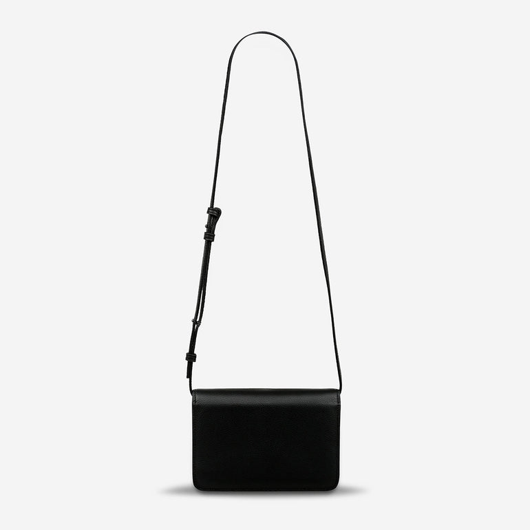 Status Anxiety She Burns Women's Leather Bag Black