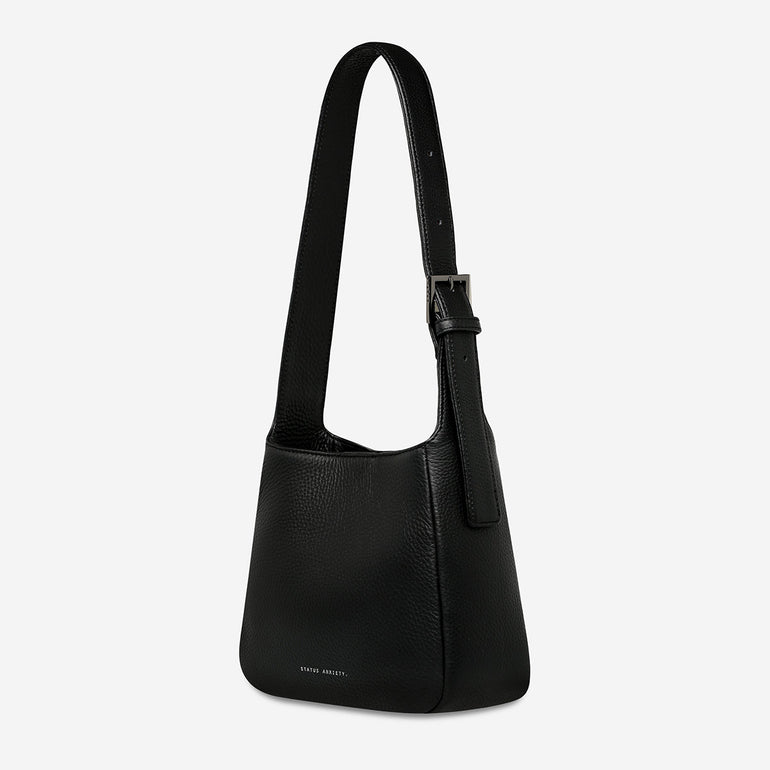 Status Anxiety Slipping Away Women's Leather Bag Black