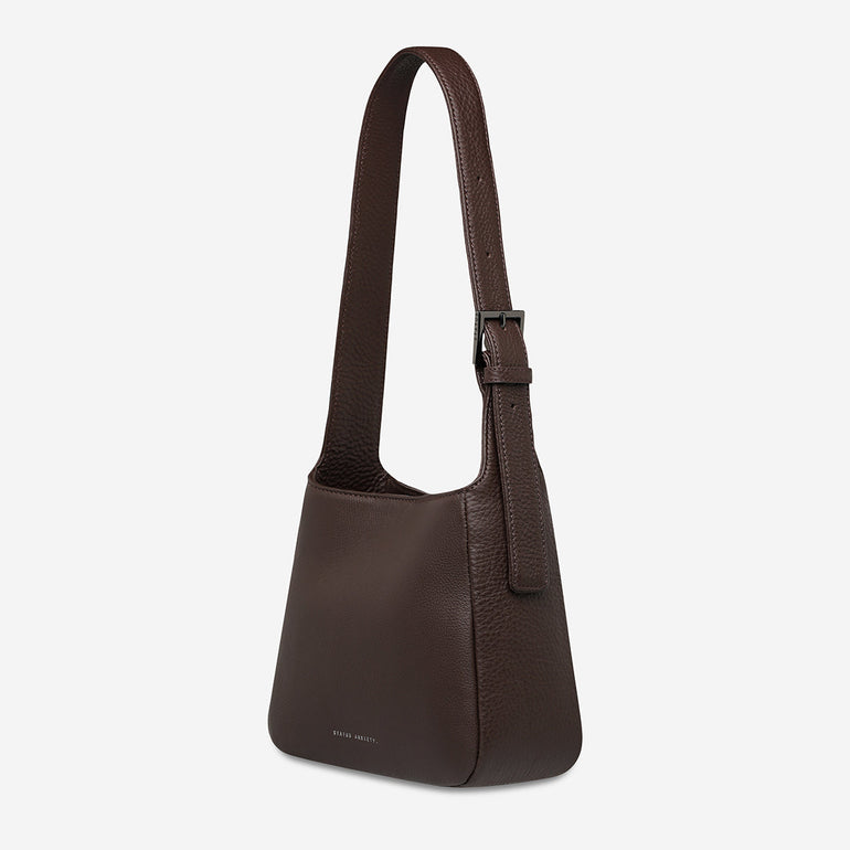 Status Anxiety Slipping Away Women's Leather Bag Cocoa