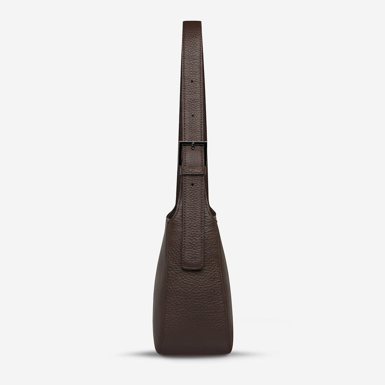 Status Anxiety Slipping Away Women's Leather Bag Cocoa