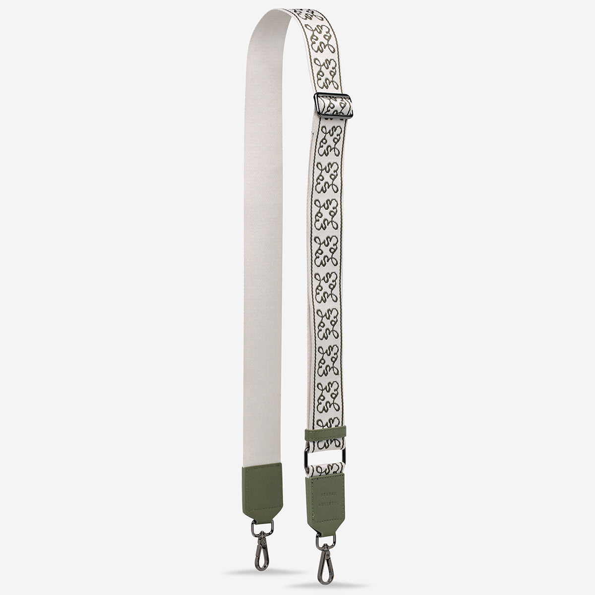 Status Anxiety Khaki Jacquard Strap for Bags