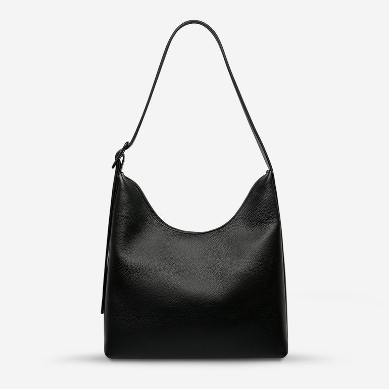 Status Anxiety Take You Higher Women's Leather Tote Bag Black