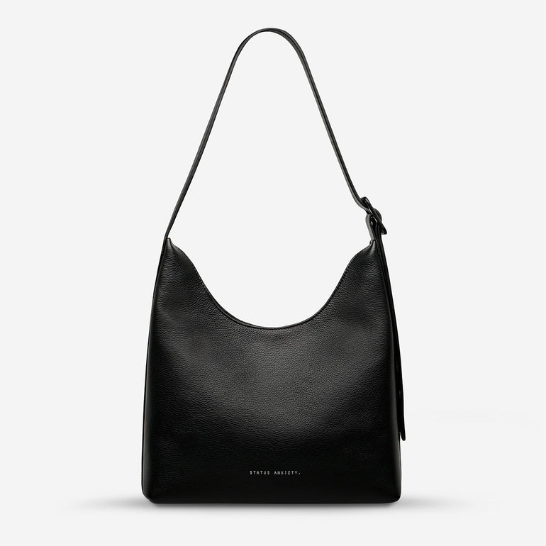 Status Anxiety Take You Higher Women's Leather Tote Bag Black