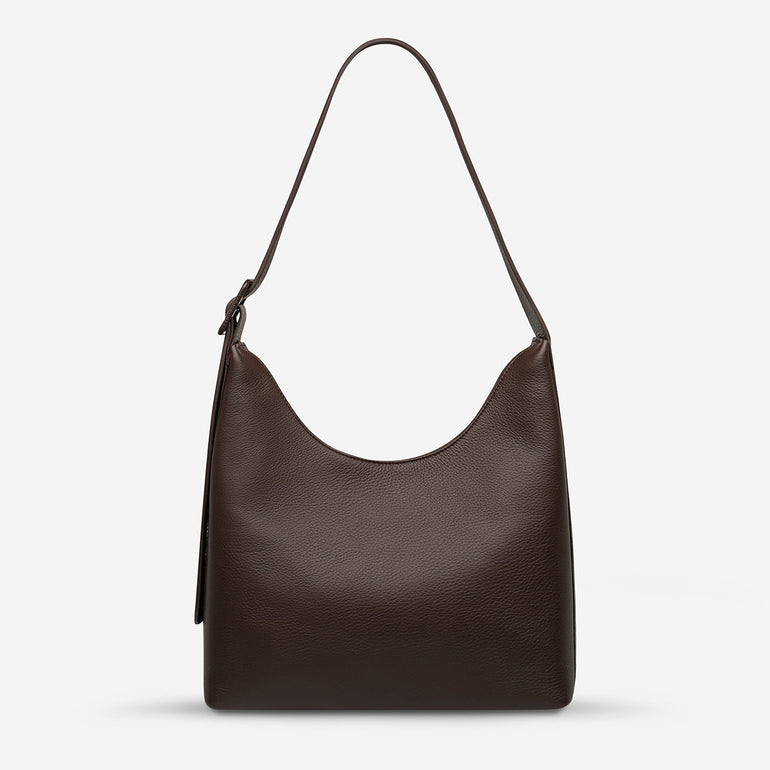 Status Anxiety Take You Higher Women's Leather Tote Bag Cocoa