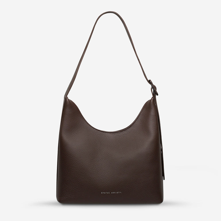 Status Anxiety Take You Higher Women's Leather Tote Bag Cocoa