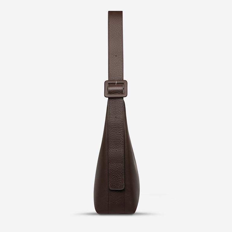 Status Anxiety Take You Higher Women's Leather Tote Bag Cocoa
