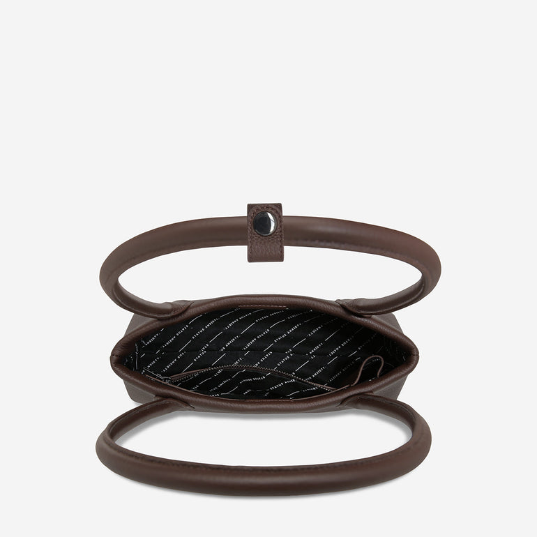 Status Anxiety The Lost Leather Bag Cocoa